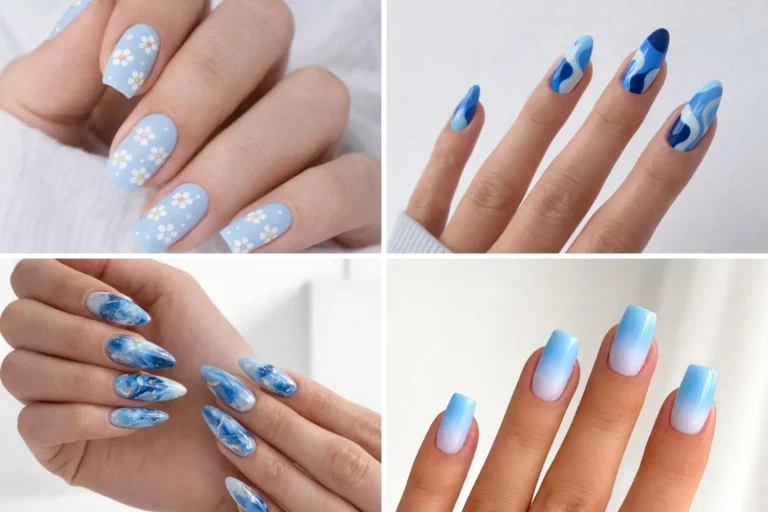 Blue Nails